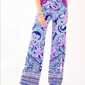 Lilly Pulitzer Legga Sea Palazzo Pants Size Small